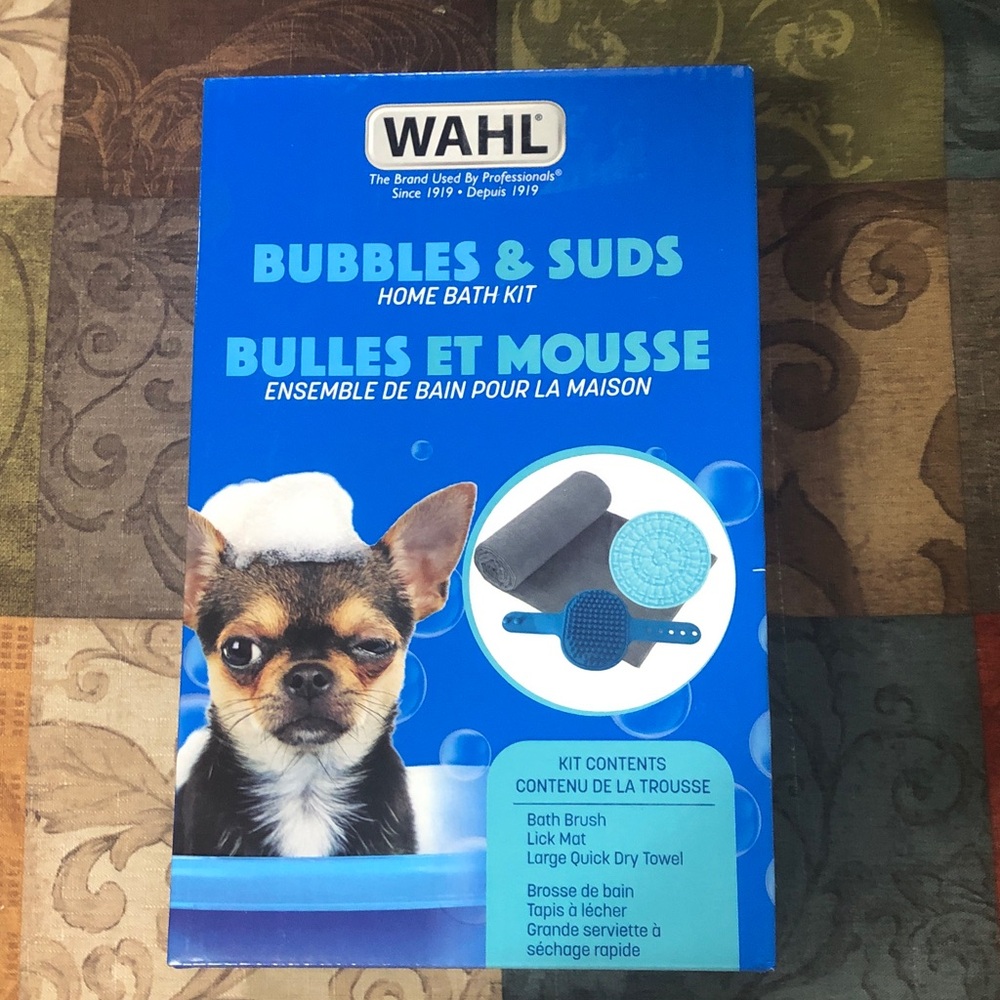 🛍️5/$20🛍️BNIB Wahl Bubbles & Suds Bath Kit for Dogs.